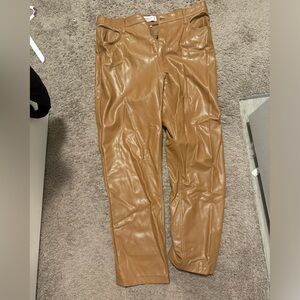 Abercrombie Curve Love Vegan Leather pant